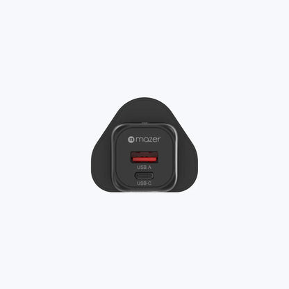 Mazer GaNPrestige Mini 20W Travel Charger - Multi Devices Fast Charging