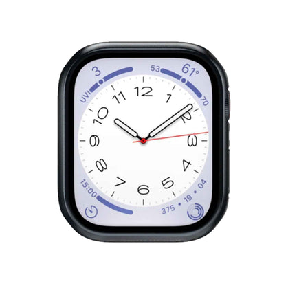 SwitchEasy Hybrid Case for Apple Watch 45mm ( Series 9 / 8 / 7 ) 9H Tempered Glass Case with Build-In Screen Protector