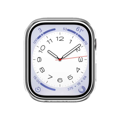 SwitchEasy Hybrid Case for Apple Watch 45mm ( Series 9 / 8 / 7 ) 9H Tempered Glass Case with Build-In Screen Protector