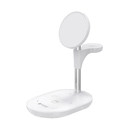 Mazer MagDesk 3-in-1 Magnetic Wireless Charger Stand 15W Ultra-Fast Charging