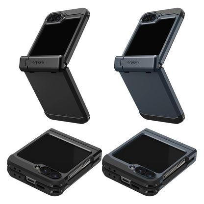 Spigen Tough Armor Pro P for Samsung Galaxy Z Flip 6 - Hinge Protector and Versatile Kickstand - Forexengineer -Malaysia- 8809971228008-8809971231763