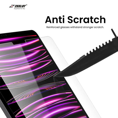 [ONLINE EXCLUSIVE] ZEELOT SOLIDsleek 2.5D Tempered Glass  Screen Protector for iPad Pro 11" / iPad Pro 13" / iPad Air 11" / iPad Air 13" - Forexengineer -Malaysia- 4891011521174-4891011521112-4891011521228-4891011521181-4891011521129-4891011521235
