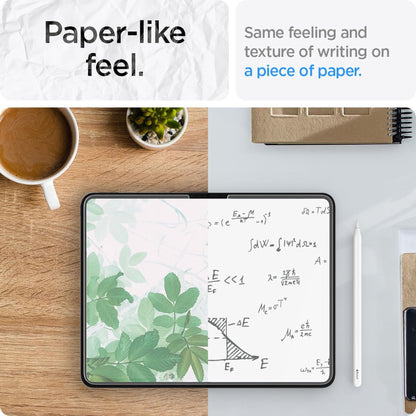 Spigen Paper Touch EZ Fit for iPad Pro 13" / iPad Air 11'' ( 2024 ) M4 - Screen Protector Matte Glass With Auto-Alignment Tool - Forexengineer -Malaysia- 8809971227346-8809971227292