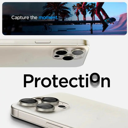 [2 PACK] Spigen Glas.tR EZ Fit Optik Pro Lens Protector for iPhone 16 Pro Max / 16 Pro / 15 Pro Max / 15 Pro / 14 Pro Max / 14 Pro - Forexengineer -Malaysia