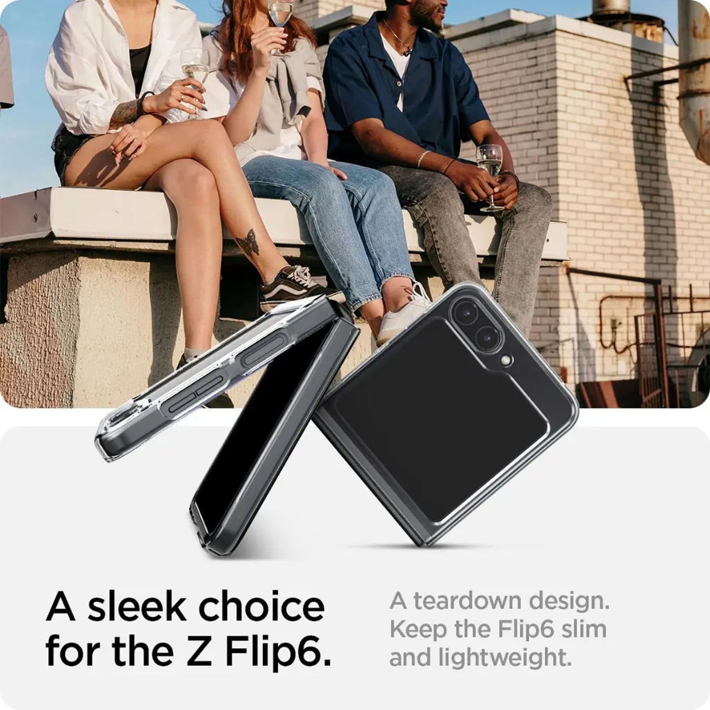 Spigen Air Skin for Samsung Galaxy Z Flip 6 - Unbeatable Thinness Case & Scratch Protection