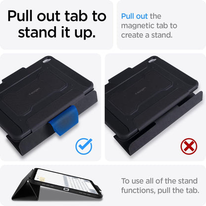 Spigen Rugged Armor Pro Case for iPad Air 13" / iPad Air 11'' ( 2024 ) M2 / iPad Air 10.9" ( 2022 - 2020 ) With Carbon Fiber Detailing - Forexengineer -Malaysia- 8809971226165-8809710759329