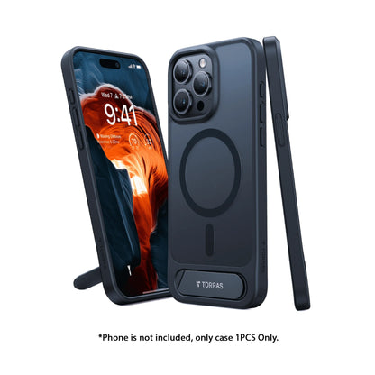 TORRAS UPRO Pstand Magsafe Case for iPhone 15 Series with Build-in Stand - Forexengineer -Malaysia- 6938075676728-6938075676711-6938075676766-6938075676759