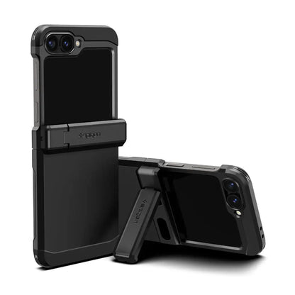 Spigen Tough Armor Pro P for Samsung Galaxy Z Flip 6 - Hinge Protector and Versatile Kickstand - Forexengineer -Malaysia- 8809971228008-8809971231763
