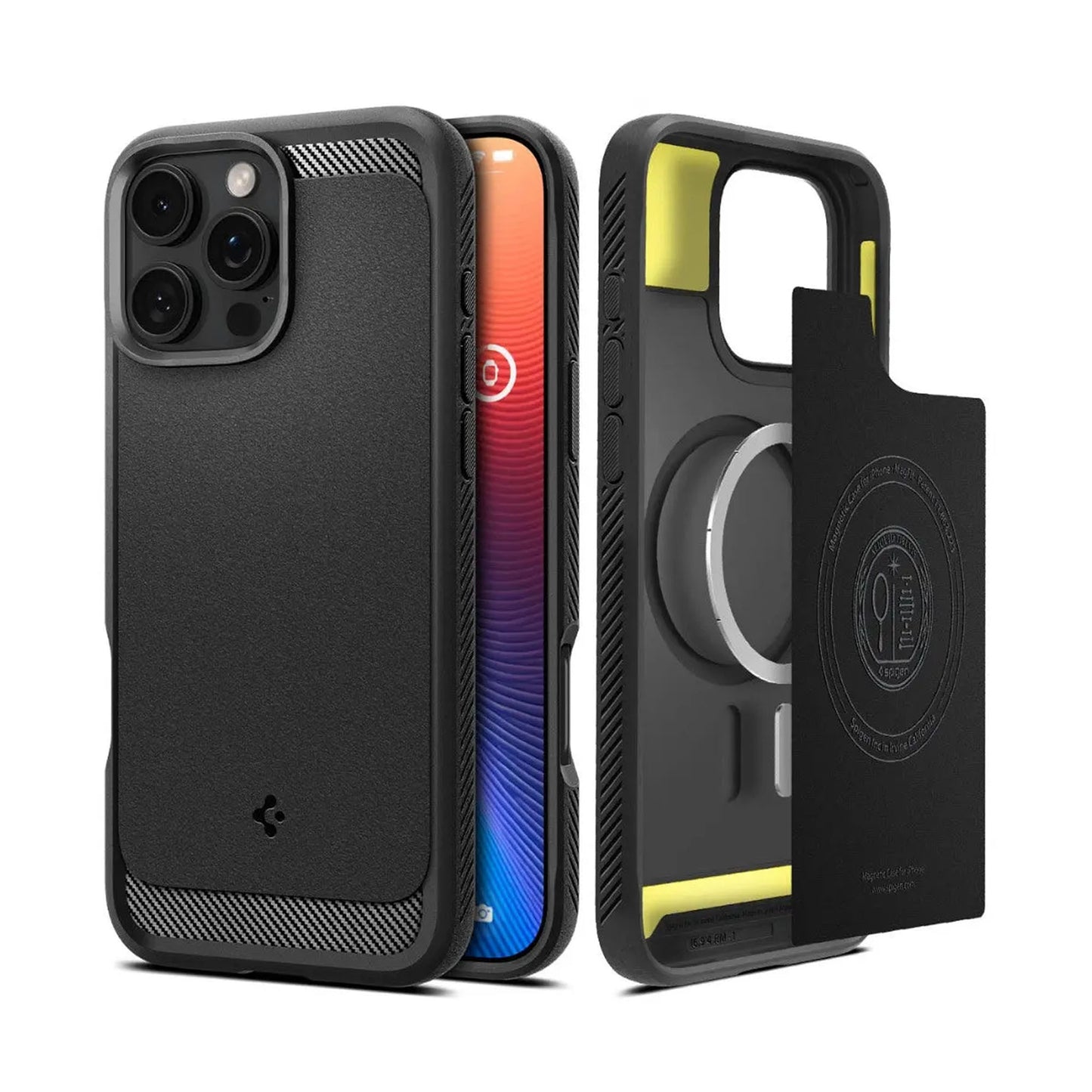 Spigen Rugged Armor MagFit for iPhone 16 Series - MagSafe Compatible