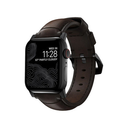 NOMAD Traditional Leather Band for Apple Watch Ultra 2/1 & all previous versions - Forexengineer -Malaysia- 856504004682-856504004675-855848007915