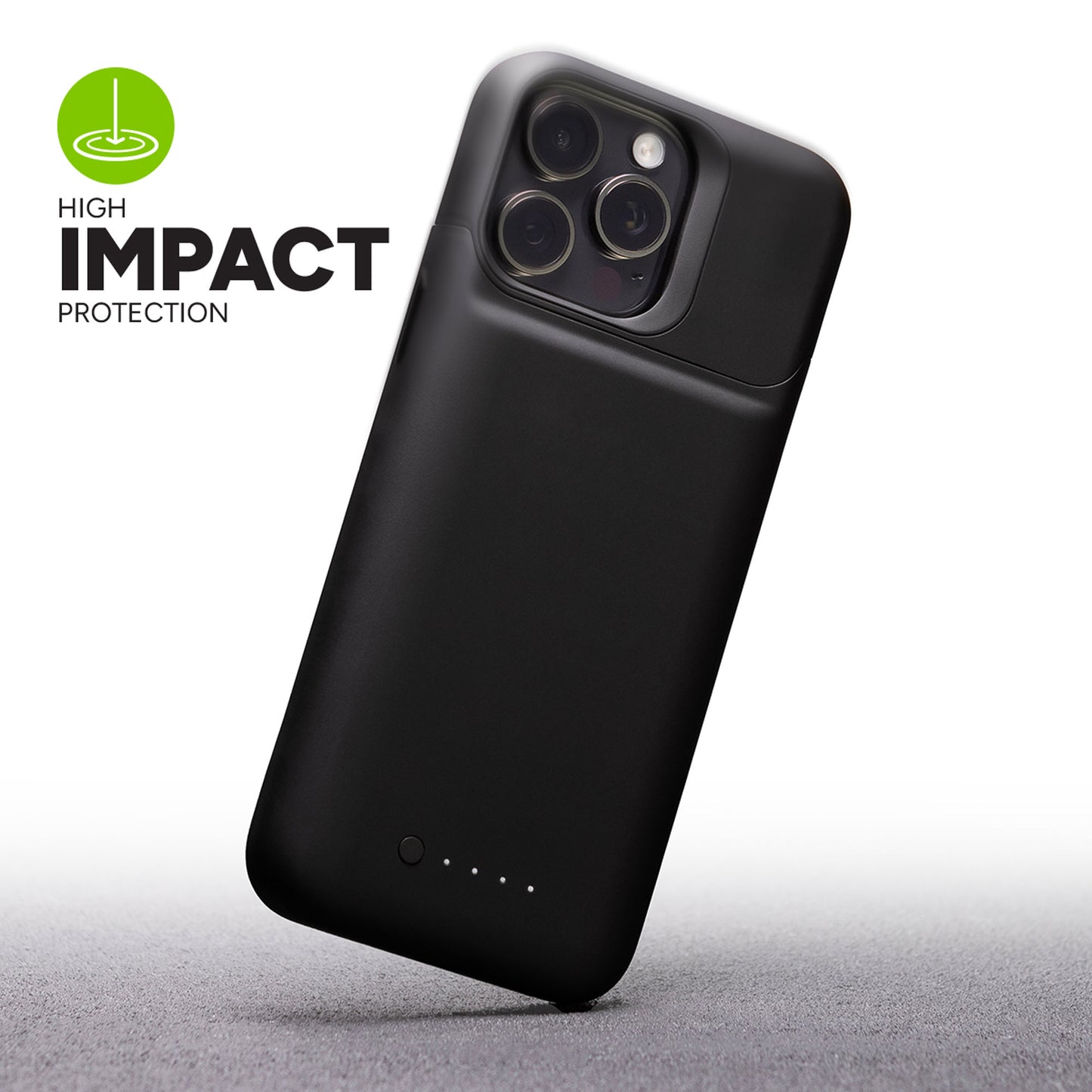 Mophie Juice Pack 3,000mAh Build-in Battery for iPhone 15 Series - Up to 6 feet drop protection - Black