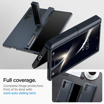Spigen Tough Armor Pro P for Samsung Galaxy Z Fold 6 - Hidden S Pen Holder and Versatile Kickstand - Forexengineer -Malaysia- 8809971227797-8809971231718