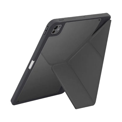 UNIQ Moven for iPad Pro 11" / iPad Pro 13" ( 2024 ) M4 Ultra Slim Case with ShockArmor‚Ñ¢ Bumper and Stylus Storage - Grey - Forexengineer -Malaysia- 8886463688908-8886463688861