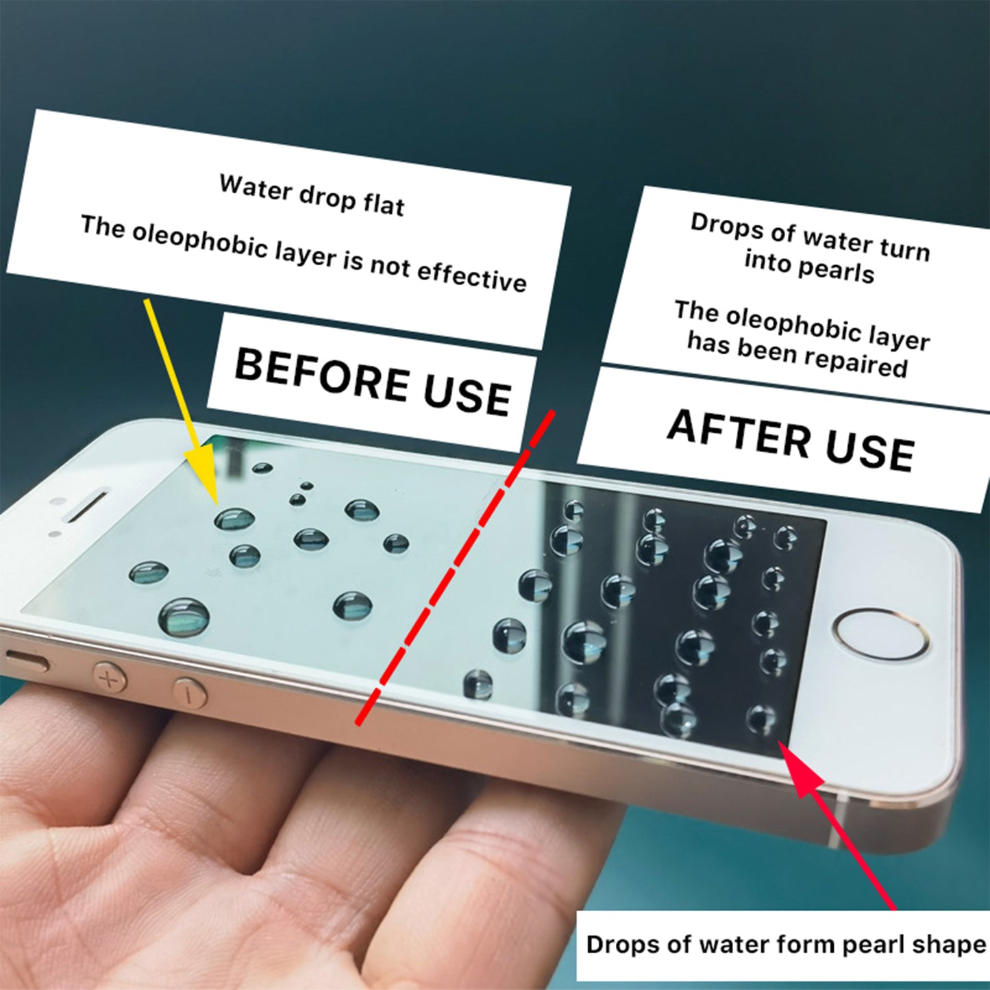 AF Nano Coating Liquid Anti-Fingerprint Oil for Mobile Phone, Any Glass Screen Oleophobic Layer Repair Liquid