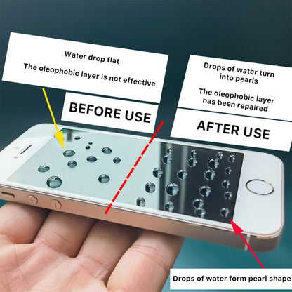 AF Nano Coating Liquid Anti-Fingerprint Oil for Mobile Phone, Any Glass Screen Oleophobic Layer Repair Liquid - Forexengineer -Malaysia- 957646368793