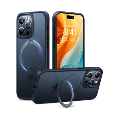 TORRAS Guardian UPRO Ostand Matte Case for iPhone 15 Series - Magsafe Compatible with Stand - Forexengineer -Malaysia- 6938075676490-6938075676483
