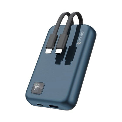 Mazer PowerCharge Link 1020 10,000mAh PD20W ( Built-in Dual USB C Cables ) Power Bank - Forexengineer -Malaysia