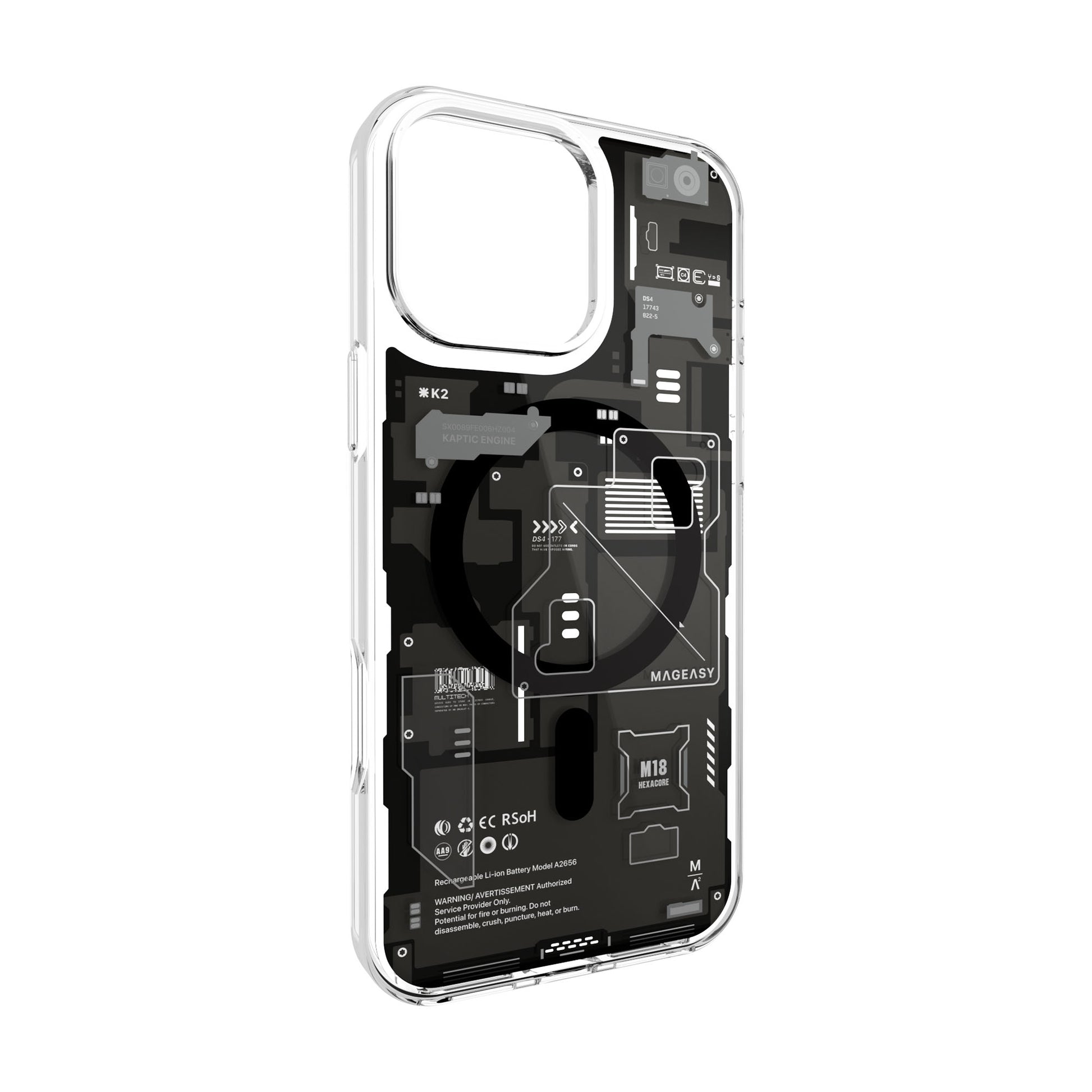 MAGEASY XRay M 3D Patterned for iPhone 16 Series - Forexengineer -Malaysia