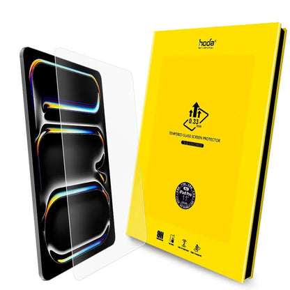 HODA 0.33mm Tempered Glass Screen Protector (Notch) for iPad Pro 11" / iPad Pro 13" ( 2024 ) M4 - Clear - Forexengineer -Malaysia- 4711441975098-4711441974954