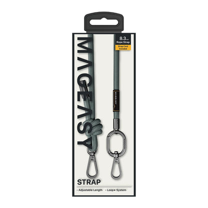 MAGEASY 8.3mm Rope Strap + Strap Card - Adjustable Phone Lanyard - Forexengineer -Malaysia