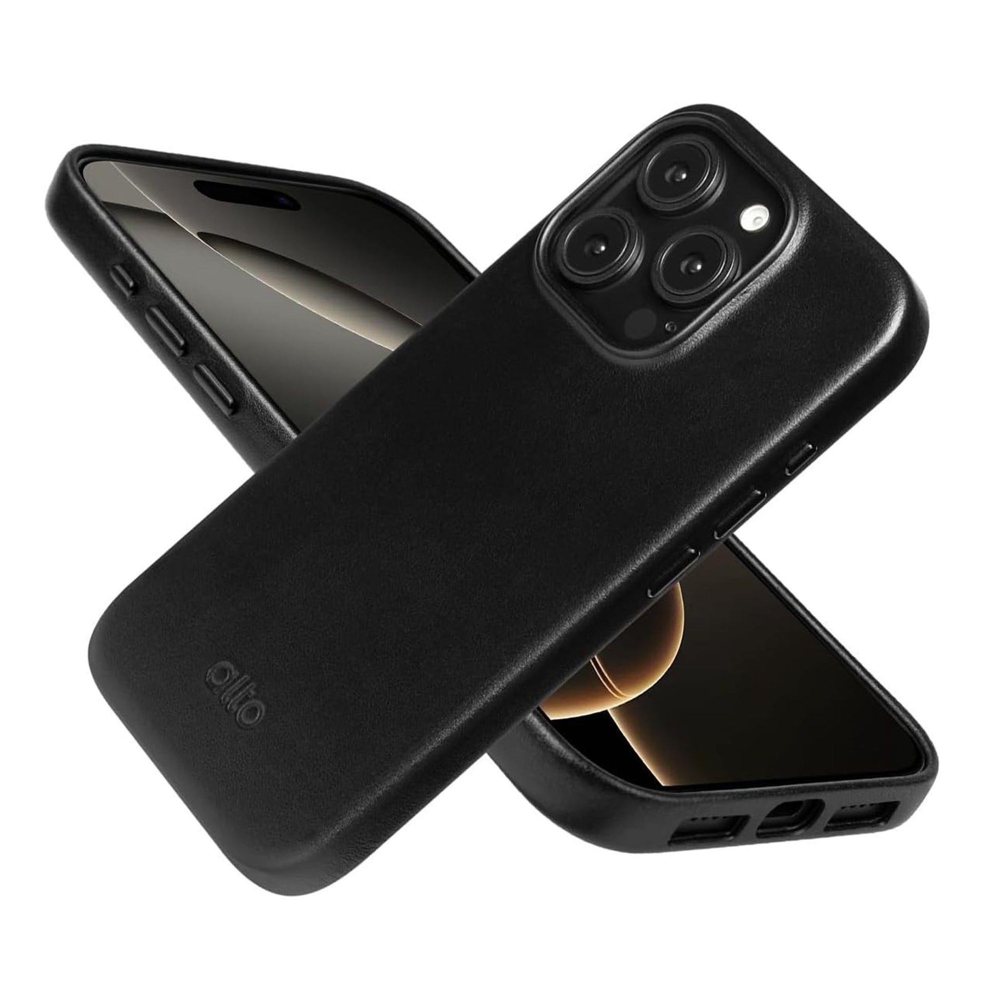 Alto Clop Leather Magnetic Case for iPhone 16 Series - MagSafe Compatible - Forexengineer -Malaysia