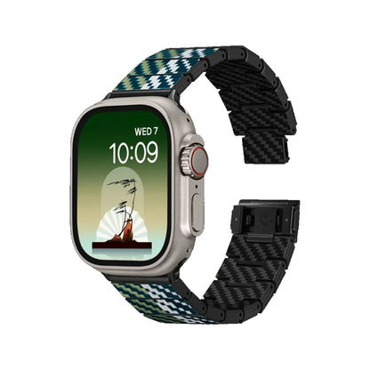 PITAKA Poetry of Things ChromaCarbon Band for Apple Watch All Models - Forexengineer -Malaysia- 7493554148022-7493554147964