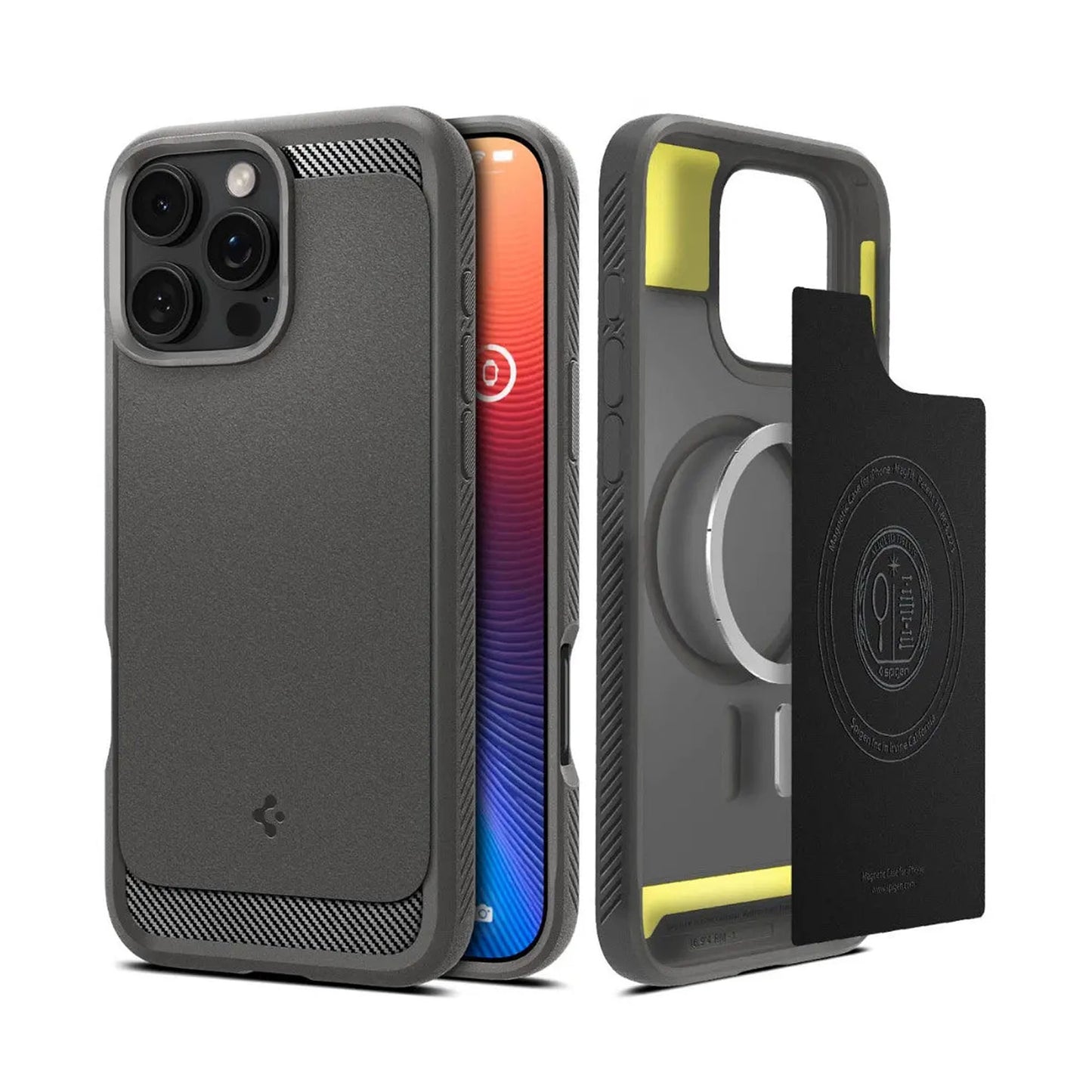 Spigen Rugged Armor MagFit for iPhone 16 Series - MagSafe Compatible