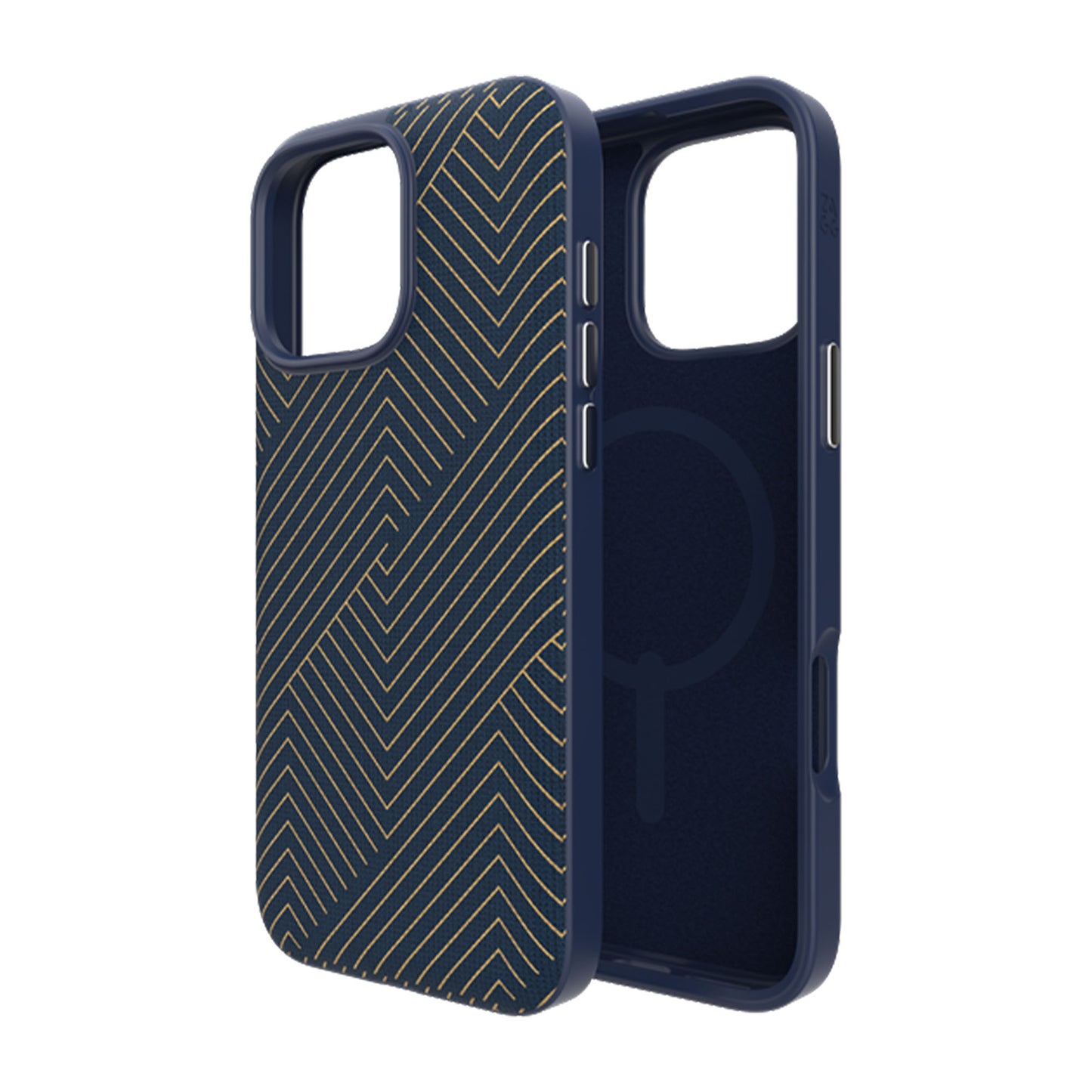 ZAGG London Snap Case for iPhone 16 Pro Max - With Stylish Fabric Exterior and Magsafe Compatible