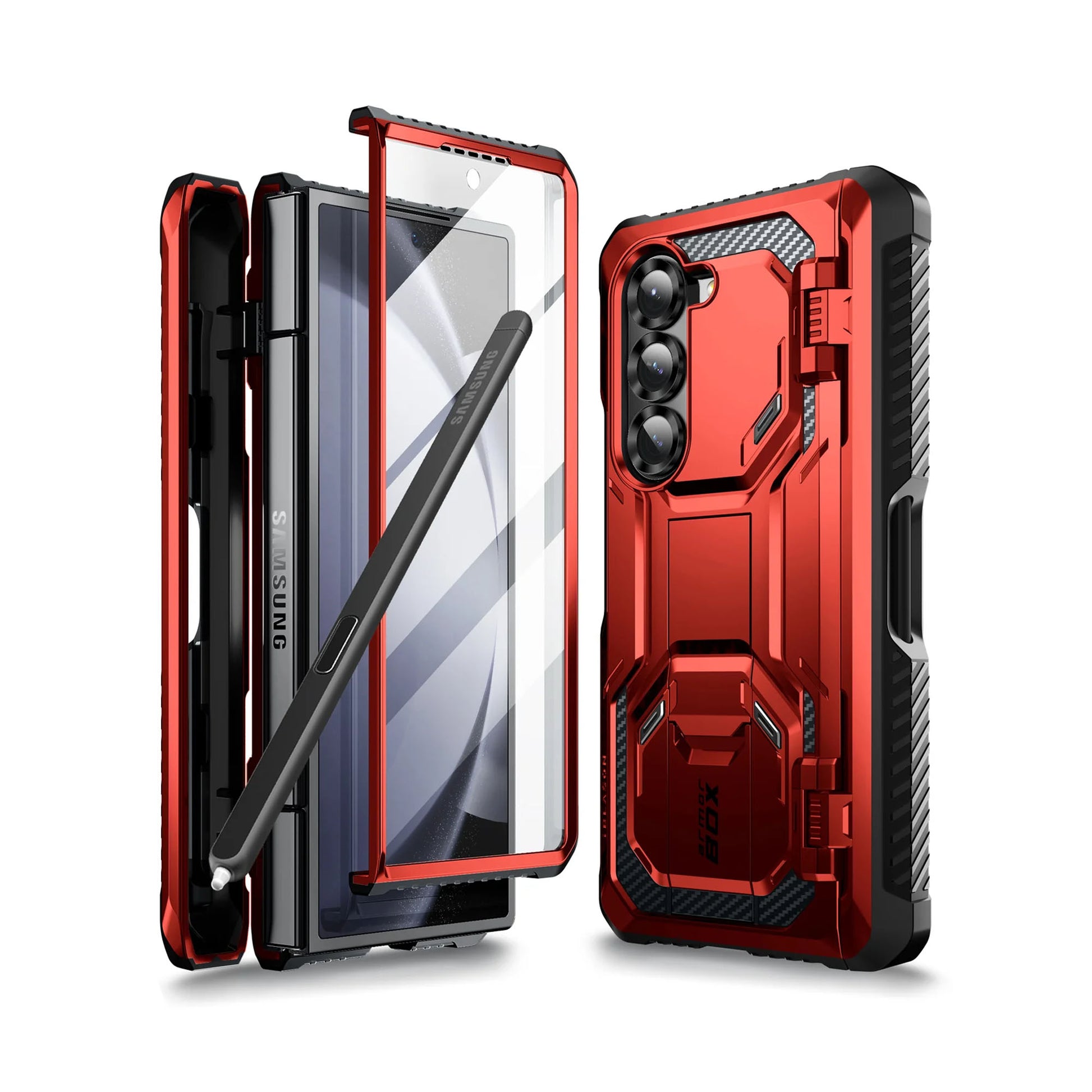 i-Blason Armorbox Case with Built-in Tempered Glass Screen Protector and S Pen Holder for Samsung Galaxy Z Fold 6 - Forexengineer -Malaysia- 843439147607-843439147300-843439147317-843439147393-843439147409
