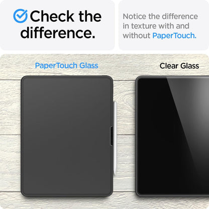 Spigen Paper Touch EZ Fit for iPad Pro 13" / iPad Air 11'' ( 2024 ) M4 - Screen Protector Matte Glass With Auto-Alignment Tool - Forexengineer -Malaysia- 8809971227346-8809971227292