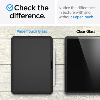 Spigen Paper Touch EZ Fit for iPad Air 13" / iPad Air 11'' ( 2024 ) M2 - Screen Protector Matte Glass With Auto-Alignment Tool - Forexengineer -Malaysia- 8809971227445-8809971227391