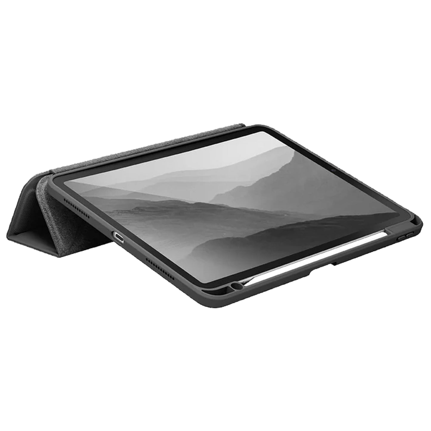 UNIQ Moven for iPad Pro 11" / iPad Pro 13" ( 2024 ) M4 Ultra Slim Case with ShockArmor‚Ñ¢ Bumper and Stylus Storage - Grey - Forexengineer -Malaysia- 8886463688908-8886463688861