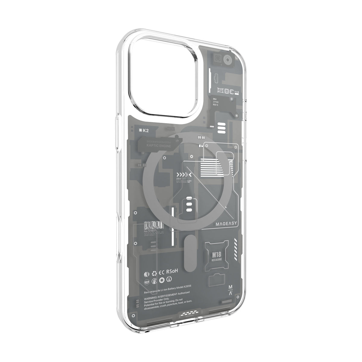 MAGEASY XRay M 3D Patterned for iPhone 16 Series - Forexengineer -Malaysia