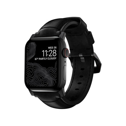 NOMAD Traditional Leather Band for Apple Watch Ultra 2/1 & all previous versions - Forexengineer -Malaysia- 856504004682-856504004675-855848007915