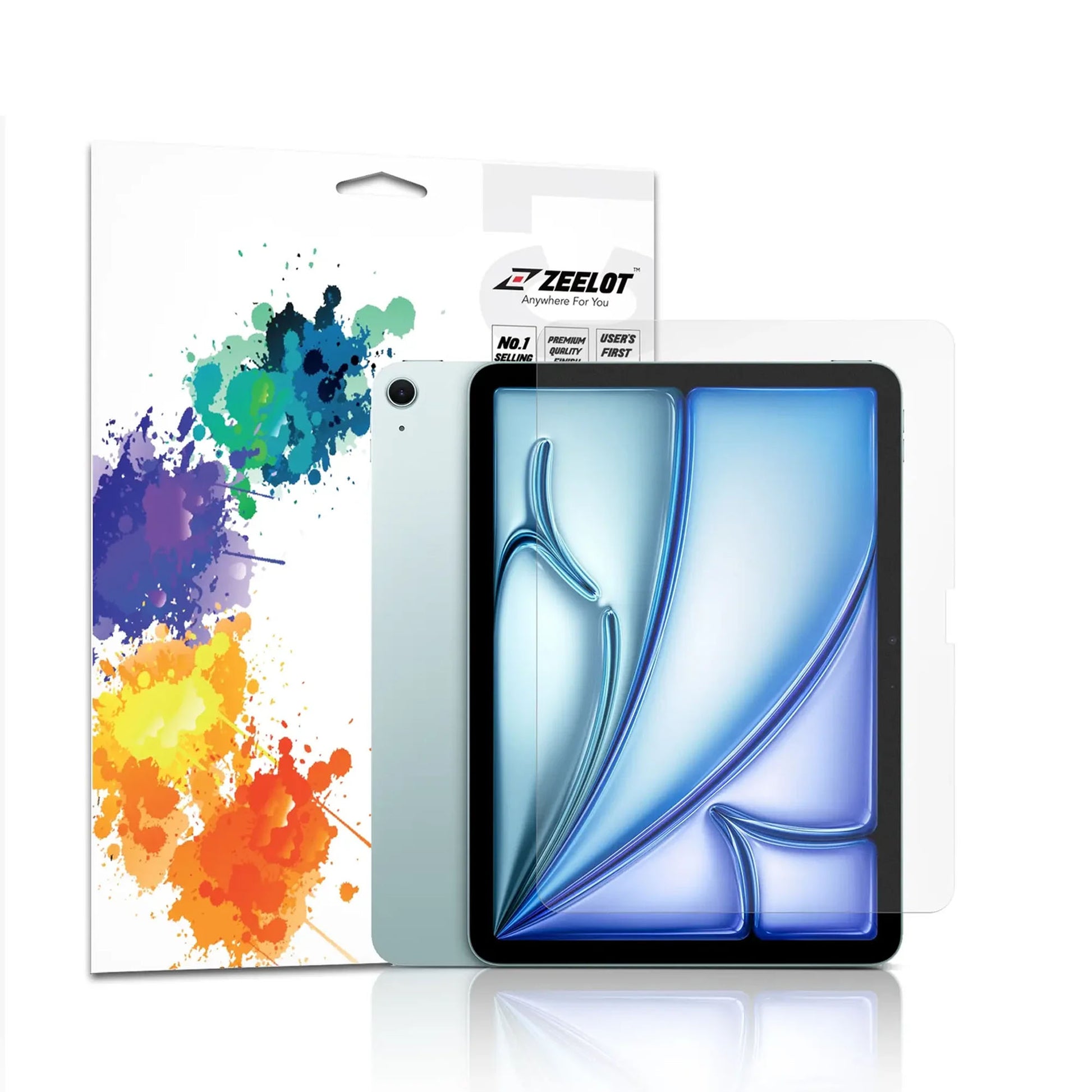 [ONLINE EXCLUSIVE] ZEELOT Paper Like Screen Protector for iPad Pro 11" / iPad Pro 13" / iPad Air 11" / iPad Air 13" - Forexengineer -Malaysia- 4891011521211-4891011521167-4891011521266