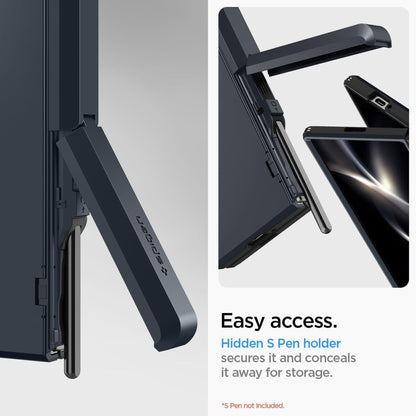 Spigen Tough Armor Pro P for Samsung Galaxy Z Fold 6 - Hidden S Pen Holder and Versatile Kickstand - Forexengineer -Malaysia- 8809971227797-8809971231718