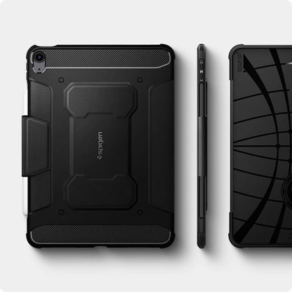 Spigen Rugged Armor Pro Case for iPad Air 13" / iPad Air 11'' ( 2024 ) M2 / iPad Air 10.9" ( 2022 - 2020 ) With Carbon Fiber Detailing - Forexengineer -Malaysia- 8809971226165-8809710759329