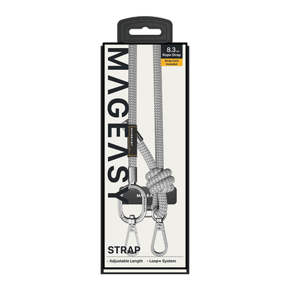 MAGEASY 8.3mm Rope Strap + Strap Card - Adjustable Phone Lanyard - Forexengineer -Malaysia