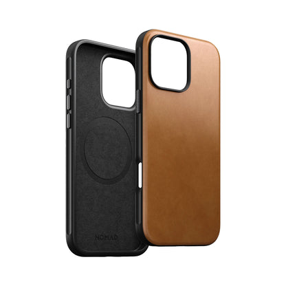 Nomad Modern Leather Case for iPhone 16 Series - MagSafe Compatible - Forexengineer -Malaysia