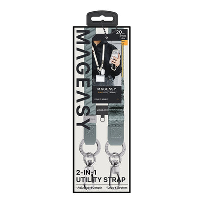 MAGEASY 2-in-1 Utility Strap ( Strap + Strap Card ) 20mm Phone Lanyard - Forexengineer -Malaysia