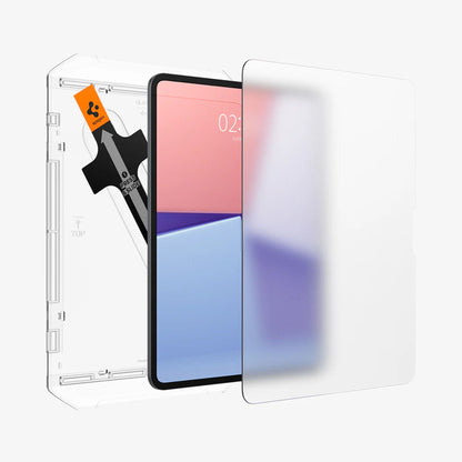 Spigen Paper Touch EZ Fit for iPad Pro 13" / iPad Air 11'' ( 2024 ) M4 - Screen Protector Matte Glass With Auto-Alignment Tool - Forexengineer -Malaysia- 8809971227346-8809971227292