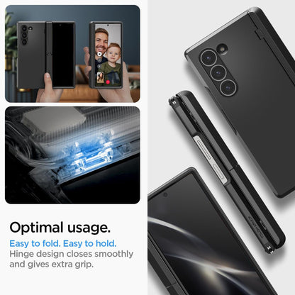 Spigen Tough Armor Pro P for Samsung Galaxy Z Fold 6 - Hidden S Pen Holder and Versatile Kickstand - Forexengineer -Malaysia- 8809971227797-8809971231718