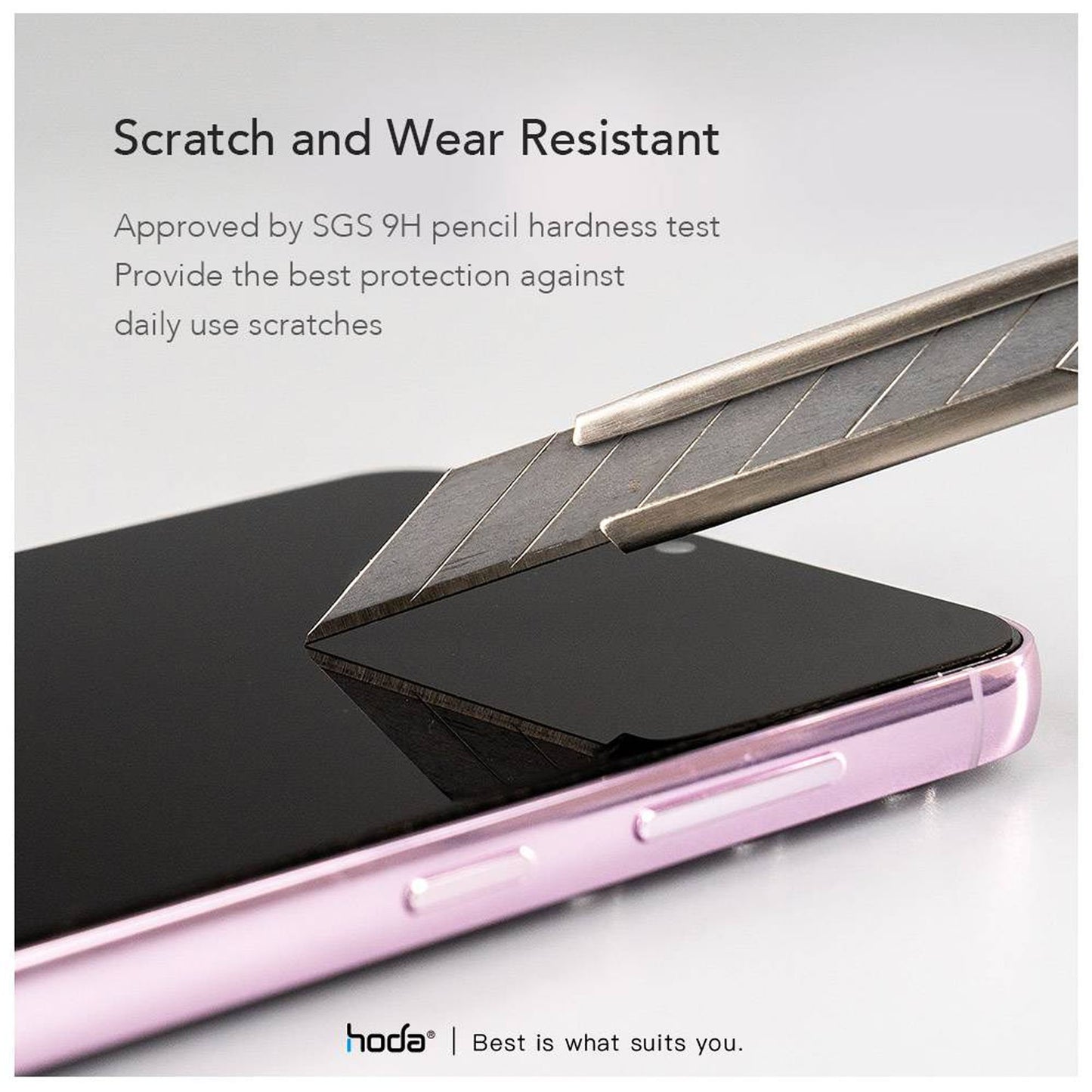 HODA Anti-Reflection Full Coverage Tempered Glass for Samsung Galaxy S25 Ultra / S24 Ultra