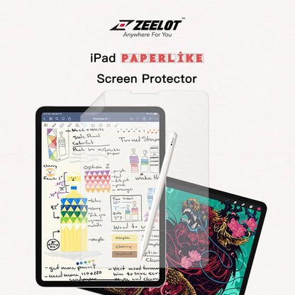 [ONLINE EXCLUSIVE] ZEELOT Paper Like Screen Protector for iPad Pro 11" / iPad Pro 13" / iPad Air 11" / iPad Air 13" - Forexengineer -Malaysia- 4891011521211-4891011521167-4891011521266