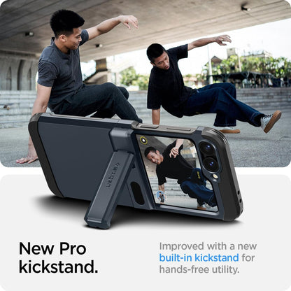 Spigen Tough Armor Pro P for Samsung Galaxy Z Flip 6 - Hinge Protector and Versatile Kickstand - Forexengineer -Malaysia- 8809971228008-8809971231763