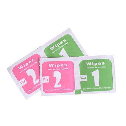 Dry and Wet 1+2 Cleaning Pack Mini Professional Screen Cleaning Wipes for Mobile Phone & Gadget - Forexengineer -Malaysia- 9576463683445