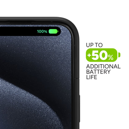 Mophie Juice Pack 3,000mAh Build-in Battery for iPhone 15 Series - Up to 6 feet drop protection - Black - Forexengineer -Malaysia- 840390310057-840390310040