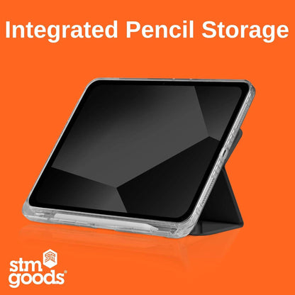 STM OPP Case for iPad Air 11" / Air 13" ( 2024 ) M2 With Build In Apple Pencil Holder - Black - Forexengineer -Malaysia- 810046115442-810046115473
