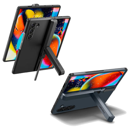 Spigen Tough Armor Pro P for Samsung Galaxy Z Fold 6 - Hidden S Pen Holder and Versatile Kickstand - Forexengineer -Malaysia- 8809971227797-8809971231718