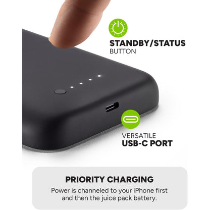 Mophie Juice Pack 3,000mAh Build-in Battery for iPhone 15 Series - Up to 6 feet drop protection - Black - Forexengineer -Malaysia- 840390310057-840390310040
